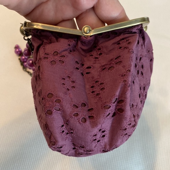 Tara Jarmon for Target Purple Mini Purse with Beaded straps - Picture 12 of 12